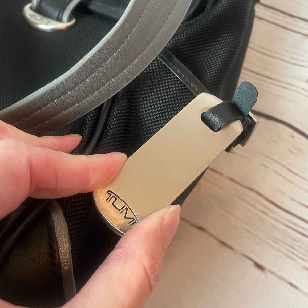 Tumi Elements Collection Black Ballistic Nylon La… - image 4